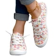 thumbnail image 4 of Willtoo Women Sneakers Slip On Low Top Canvas Casual Classic Comfort Flat Fashion Sneakers Printed Play Sneakers Lightweight Comfortable Sport Walking Shoe, 4 of 5