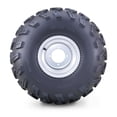 thumbnail image 2 of WANDA ATV Tire Wheel Assembly 25X12-9 on 4/110mm PCD 3+6 Offset Silver Wheels 10130, SET 2, 2 of 4