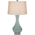 thumbnail image 5 of Mark&Day Table Lamps, Fischer Traditional Ivory Teal Bedside Table Lamp for Nightstand Bedroom Living Room Office (30"H x 16"W x 16"D), 5 of 9