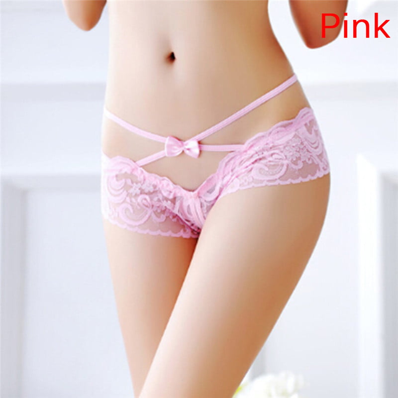 Womens Lace Panties V-string Thongs G-string Knickers Lingerie Briefs Underwear 