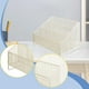 thumbnail image 5 of Estante de almacenamiento de CD de alambre metálico, versátil, ahorra espacio, almacenamiento de mesa, compacto Blanco, 5 of 7