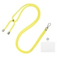 thumbnail image 1 of Unique Bargains Adjustable Neck Phone Lanyard with Transparent Patch, Bright Yellow, 1 Count, 1 of 5