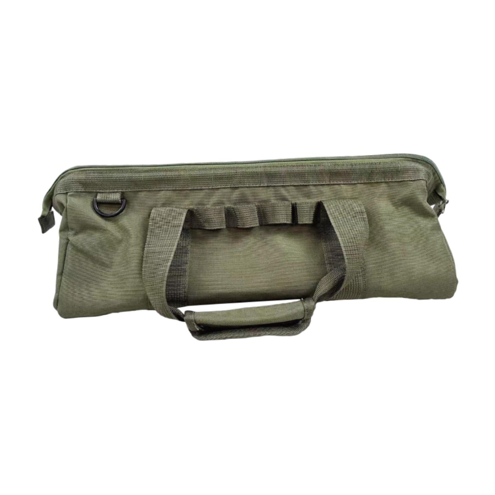 colaxi Tent Stakes Storage Bag Portable Camping Nail Bag for Outdoor Picnic Camping Green