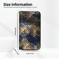 thumbnail image 2 of Watercolor Snake Skin Wallet Women, Leather Bifold Multi Card Wallet, Women's Wallets, Long Purse, 2 of 7