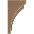 thumbnail image 2 of Ekena Millwork 5"W x 6 3/4"D x 12"H Large Felix Wood Vintage Decor Corbel, Weathered Brown, 2 of 6