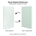 thumbnail image 6 of Delta Children Starlit Sky 2-Stage Crib and Toddler Mattress – GREENGUARD Gold Certified, CertiPUR-US Certified Foam, Machine Washable Cover, Waterproof Barrier, Made in USA, Green, 6 of 10