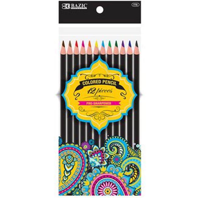 Photo 1 of  BAZIC Colored Pencil Designer Series - 12 Count 