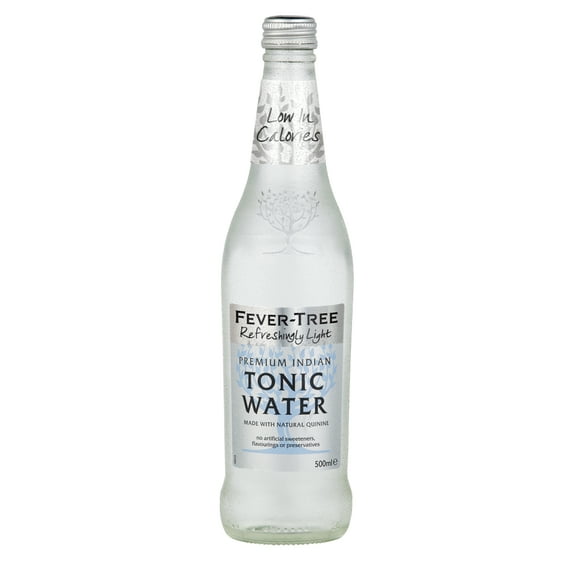 (8 Bottles) Fever-Tree Light Tonic Water, 16.9 fl oz