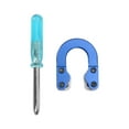thumbnail image 2 of Archery D Loop, Compound Bow Metal D Loop Small  for Compound Pulley Bow Black,Blue,Red, 2 of 7