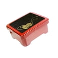 thumbnail image 3 of Contenedor de sushi Unadon, caja de almacenamiento reutilizable, rectangular, bandeja de cocina japonesa Bento para postre, cena, buffet, refrigerio, Campana, 3 of 8