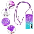 thumbnail image 5 of Funda para Samsung Galaxy A55 5G Brillantina Líquida Divertida Reluciente y con Cristales en Movimiento Cuerpo Cruzado con Cordón Ajustable, 5 of 5