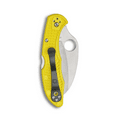 thumbnail image 2 of Spyderco Tasman Salt 2 Lightweight Yellow FRN PlainEdge Folding Knife, 2 of 2
