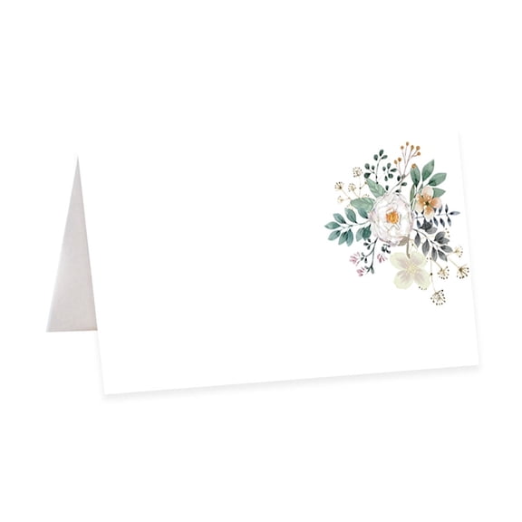 Koyal Wholesale Table Place Cards Spring Greenery Florals Wedding 56 Pack