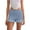 Blue, variant on Besolor Womens Ruffle Lace Trim Bloomers Smocked Mini Shorts Cute Frill Ruched Pj Bottoms Pajama Shorts Sleepwear