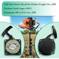 thumbnail image 3 of 63022 Pull Start Starter Recoil Fits for 52cc 2HP Harbor Freight Predator Earth Auger Quake MC43, 43cc 49cc 52cc 2HP 2 Cycle Engine Part - 2 Pack, 3 of 7