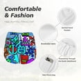 thumbnail image 6 of Lsque Geometry Dash Printed Women's Running Shorts with Liner Pockets,Elastic Quick Dry Workout Athletic Gym Yoga Shorts,Womens High Waist Shorts-X-Large, 6 of 9