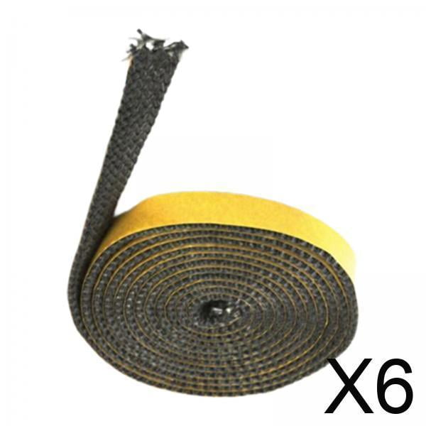 Cordón de sellado de estufa,Cinta autoadhesiva para junta de vidrio de ventana de estufa,Cinta de puerta de vidrio para ventana de estufa de leña,Sello de puerta de chimenea de estufa Cuerda