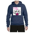 thumbnail image 2 of Marilyn Monroe Being Normal is Boring | Mens Famous People Hooded Sweatshirt Graphic Hoodie, Vintage Heather Navy, Small, 2 of 4