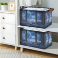 thumbnail image 2 of Yayeee Foldable Storage Basket for Shelves with Handles Set of 2 Waterproof Cloth Bins, Window Space, 2 of 7