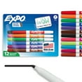 thumbnail image 6 of EXPO Dry Erase Markers, Fine Tip, Assorted Colors, 12 Count, 6 of 19