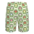 thumbnail image 6 of Kdxio Cute Chubby Frog Pattern Mens Casual Shorts - Drawstring Summer Beach Sports Shorts for Men, 6 of 9