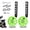 Green, variant on Toolix Training Wheel Replacement 12/14/16/18/20 Inch Wheels With Flashing Lights 1 Pair