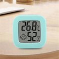 thumbnail image 3 of Mini Face Electronic Thermometer Home Office LCD Thermometer Double Sided Tape, 3 of 5