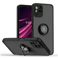 thumbnail image 2 of For Samsung Galaxy A25 5G Matte Clear Hybrid Cases with Magnetic Stand [Rotate Ring Holder] Hard Shockproof Protective Phone Case Cover by Xpression - Black, 2 of 9