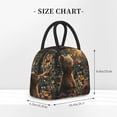 thumbnail image 2 of Disketp Sunshine Butterfly Flower Bear Bolsa Térmica para Almuerzo, Lonchera con Abertura Amplia y Gran Capacidad, Organizador Reutilizable para Mujeres, Hombres y Adultos, 2 of 6