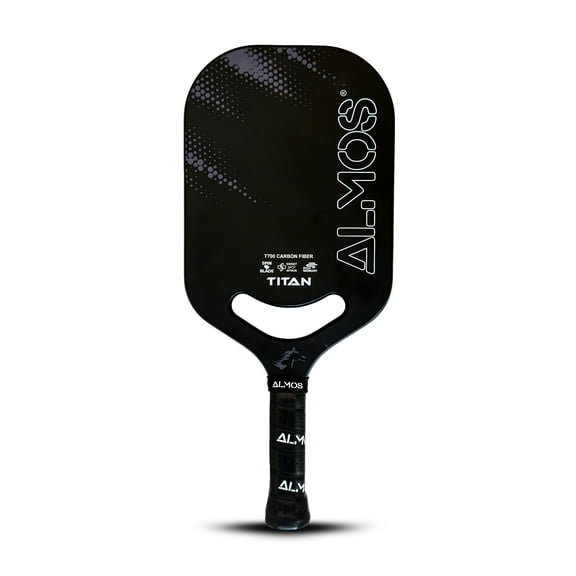 Almos Sports Titan Pickleball Paddle T700 Carbon Fiber Polypropylene Honeycomb Core 14mm