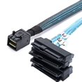 thumbnail image 3 of 2x Mini Sff-8643 a 4x29pin Sff-8482 Cable de servidor de disco duro 3.33tf/1m, 3 of 5