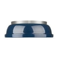 thumbnail image 1 of Duncan 14" Flush Mount in Pewter with Matte Navy, 1 of 1