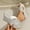 Silver, variant on Ladies' Hollow‑Out Glitter Wedge Sandals, Soft Non‑slip Cushioned Platform Slip‑on Evening Party Footwear Gold 37