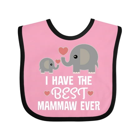

Inktastic Best Mammaw Ever Grandchild Gift Boys or Girls Baby Bib