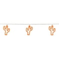 thumbnail image 6 of Northlight LED Cactus Patio Light Set - Orange - 4' Clear Wire - 10ct, 6 of 7