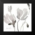thumbnail image 2 of Loreth, Lanie 12x12 Black Modern Framed Museum Art Print Titled - Tonal Magnolias II, 2 of 5