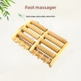 thumbnail image 4 of Natural Wooden Foot Roller Massager with 5 Rows of Nails – Portable Reflexology Tool for Pressure Point Relief, Blood Circulation & Relaxation – Ideal for Running, Fitness & Daily Wellness Care, 4 of 6
