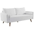thumbnail image 4 of Modway Revive Ensemble de Canapé et Causeuse 2 Pcs en Tissu Rembourré, Blanc, 4 of 8