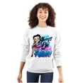 thumbnail image 3 of Betty Boop Air Brushed On Point Women Crewneck Sweatshirt Brisco Brands S, 3 of 6