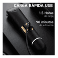 thumbnail image 5 of Depiladora Eléctrica 2 En 1, Afeitadora Portátil De 8000 Rpm Malubero Negro, Dorada, 5 of 5