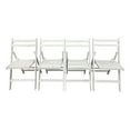 thumbnail image 3 of Set of 4 Foldable Style Party Chairs, Folding Wood Chairs, Wooden Slatted Seat for Dining Room Kitchen Balcony Wedding Occasion Events,Beige, 3 of 9