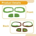 thumbnail image 4 of Cubierta de Tazón de Mango de Puerta Interior para Jeep Renegade 2015-2023 Marco de Decoración de Mango Interior Verde ABS 4 Pcs, 4 of 6
