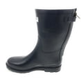 thumbnail image 5 of Forver Young Women's Solid Color With Back Mock Zipper Rain Boots, 5 of 6
