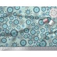 thumbnail image 3 of Soimoi Modal Satin Fabric Floral & Damask Ethnic Decor Fabric Printed Yard 42 Inch Wide, 3 of 3