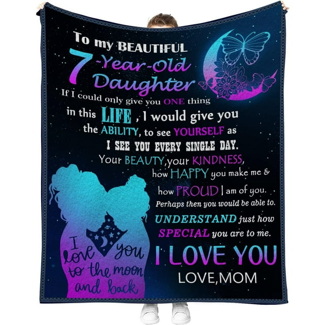 LHSHID 7 Year Old Girl Birthday Gifts Gifts for 7 Year Old Girls 7 Year Old Girl Gifts 7 Year Old Daughter Daughter Gifts from Mom 30x40in