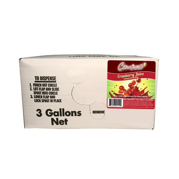 Willtec Citra-Fresh Cranberry Juice Bag in Box Syrup 3 gal.