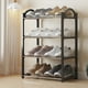 thumbnail image 1 of Fasiaou 4 Tier Shoe Rack,Shoe Rack Organizer for Closet and Entryway, Thick Wooden Free Standing Shoe Shelf for Small Spaces, Sturdy & Versatile for Bedroom, Bathroom(4-Tier), 1 of 7