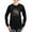 Black, variant on - Pugs Ninja T Shirt Women's Long Sleeve T Shirt - Women's Long Sleeve Graphic Tee Casual Fit
