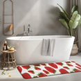 thumbnail image 2 of Red Strawberry Plants Fruit White Pattern Kitchen Rug Mat,Kitchen Runner Rugs Non Skid Washable,Decorative Kitchen Floor Mats for Kitchen,Sink,Laundry,17"x47.2", 2 of 7