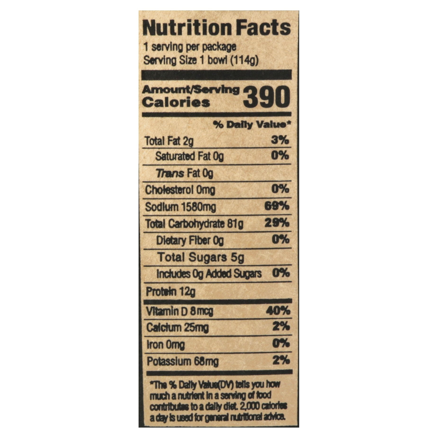 Ocean's Halo, Organic and Vegan Chicken Big Noodle Bowls, 4.02 oz Pack Of 6
